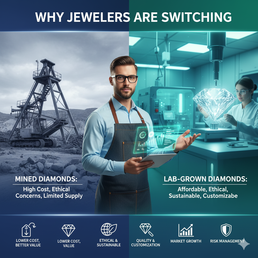 Why are Jewelers Switching to Lab-Grown Diamonds? Give it a read. 